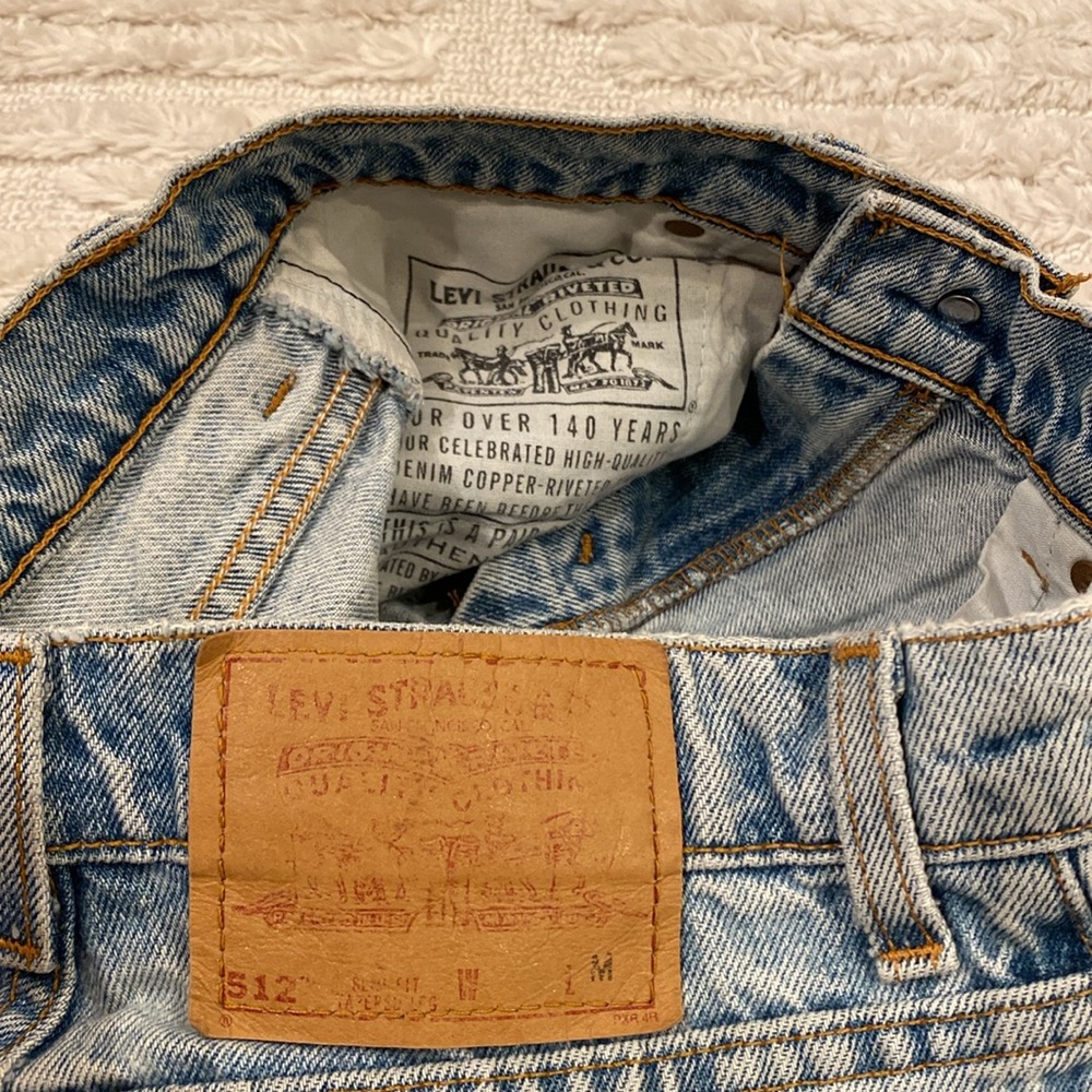 Vintage Levis Distressed Shorts Sz 25 - Picture 4 of 8
